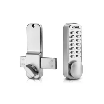 Mechanical Keyless Lock: No Batteries, Adjustable Thumb Knob