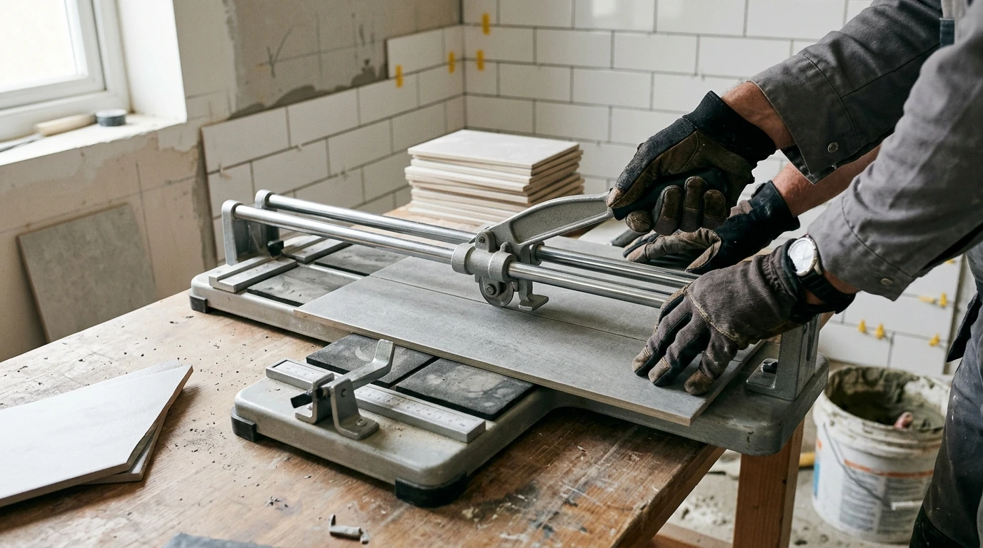 24-Inch Manual Tile Cutter: Clean Cuts on Ceramic & Porcelain