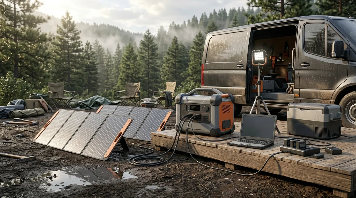 3686Wh Portable Solar Power: IP65 Backup for Anywhere