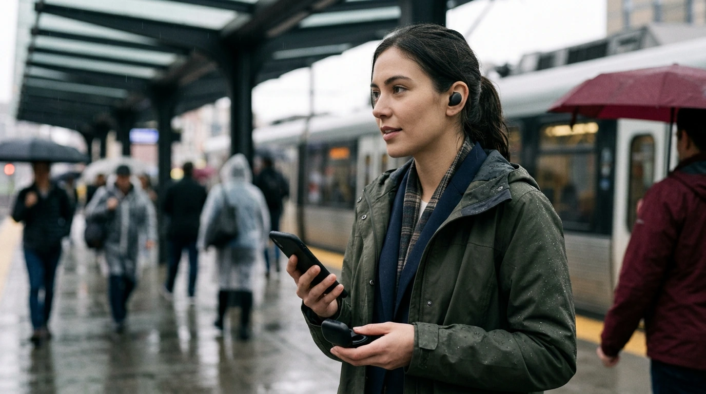 Bluetooth 5.4 Earbuds: 75H Battery, Clear Calls, IPX7