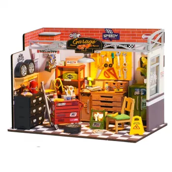 Build a Mini Garage Workshop Kit with Cozy LED Glow
